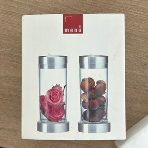 Set 2 candlesticks that can be filled!